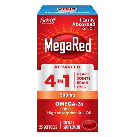 MegaRed Advanced 4 in 1 500 mg Concentrated Omega.